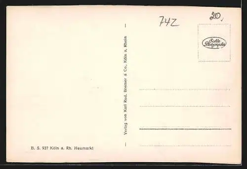 AK Köln /Rh., Heumarkt mit Strassenbahn