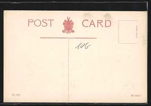 AK Glasgow, Charing Cross, Strassenbahn