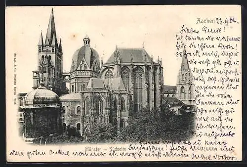 AK Aachen, Münster, Südseite
