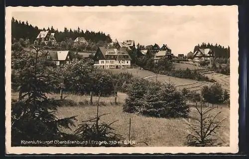 AK Oberbärenburg, Totalansicht