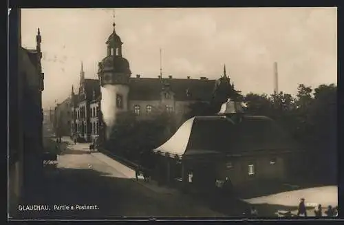 AK Glauchau, Partie am Postamt