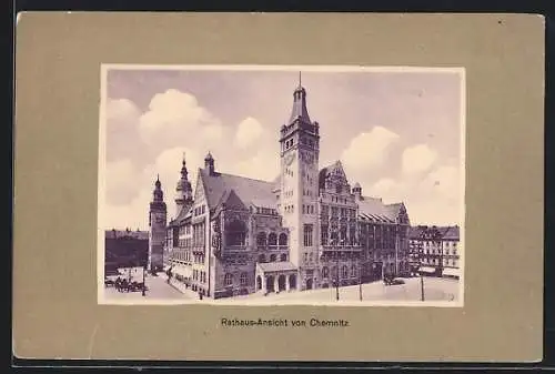 AK Chemnitz, Rathaus-Ansicht