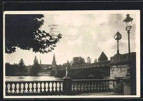 AK Konstanz, Rheinbrücke