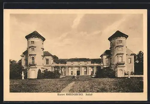 AK Rheinsberg, Blick auf das Schloss
