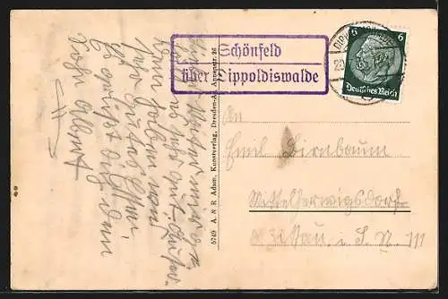 AK Nieder-Schellerhau i. Erzgeb., Lindenhof