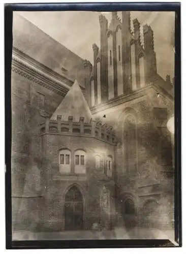 Fotografie W. Apel, Berlin, Ansicht Cottbus, Kirche - Kathedrale