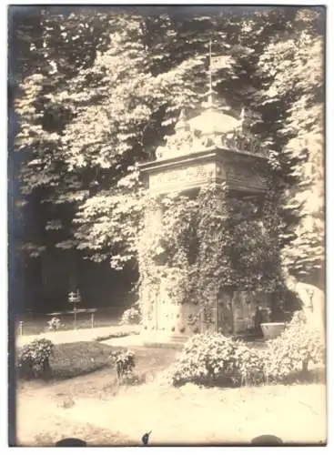 Fotografie W. Apel, Berlin, Ansicht Wiesenburg, Pavillon im Schlosspark