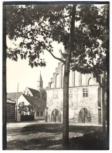 Fotografie W. Apel, Berlin, Ansicht Jüterbog, Kloster Zinna