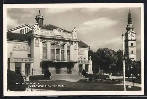 AK Klagenfurt, Jubiläums-Stadt-Theater im Sonnenschein