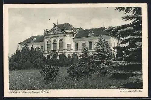 AK Eckartsau, Vorderansicht vom Schloss