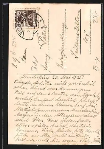 AK Neukirchen a. d. Enknach, Ansicht der Gemischtwarenhandlung, Teilansicht mit Kirche