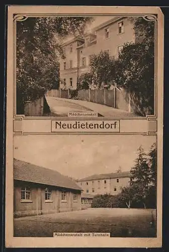 AK Neudietendorf, Mädchenanstalt, Turnhalle