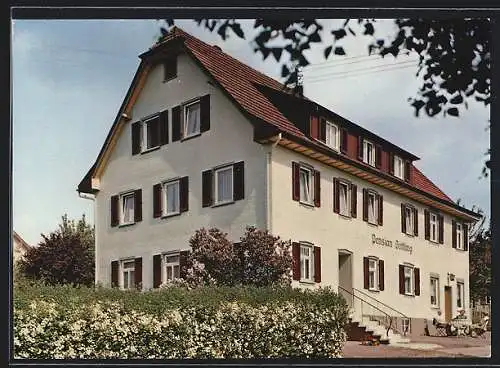 AK Pfalzgrafenweiler /Schwarzwald, Pension Döttling mit Gästehaus, Aussenansicht