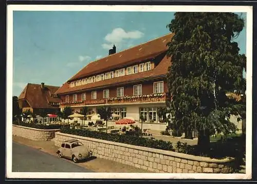 AK St. Märgen / Schwarzwald, Hotel und Pension zum Hirschen