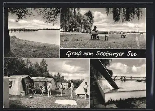 AK Seeburg / Duderstadt, Camping & Freibad Heinrich Gleitze