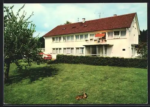 AK Schömberg / Calw, Privat-Altenerholungsheim Haus Rügen