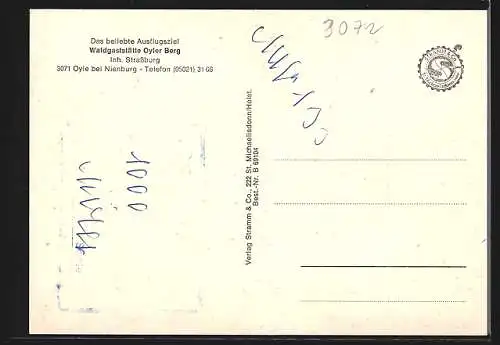 AK Oyle / Nienburg, Waldgasthof Oyler Berg