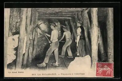AK St-Étienne, Mineurs au travail, Bergarbeiter bei der Arbeit