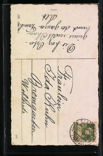 AK Osterhase auf weiter Flur