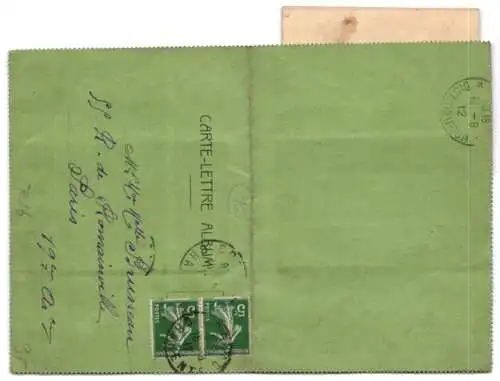 Leporello-AK Cognac, Asile des Vieillards, La Sous-Prefecture, Le Port