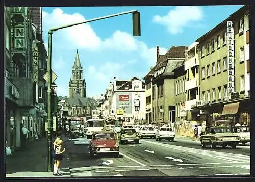 AK Letmathe, Hagener Strasse und Dom St. Kilian