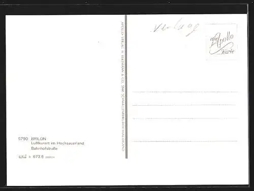 AK Brilon, Ladengeschäfte in der Bahnhofstrasse