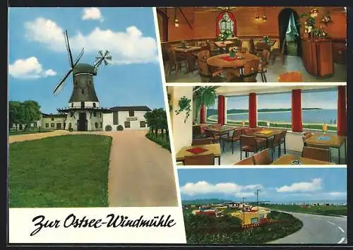 AK Westerholz, Ostsee-Windmühle, Aussenansicht, Innenansichten, Campingplatz