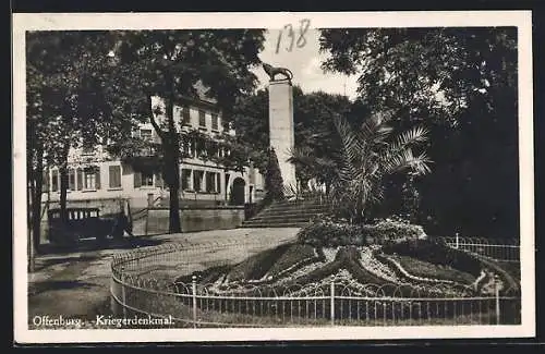 AK Offenburg, Am Kriegerdenkmal