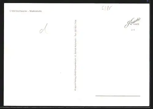 AK Eschweiler, Marktstrasse