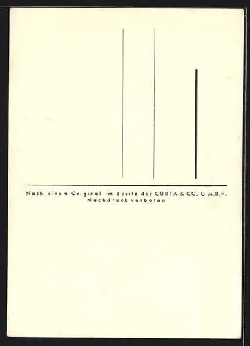 Künstler-AK München, Inneres der Universität