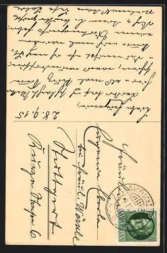 AK Bayrischzell, Ortsansicht aus der Vogelschau