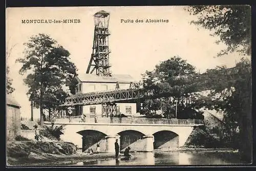 AK Montceau-les-Mines, Puits des Alouettes