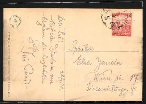 AK Zagreb, Jelacicev trg, Strassenbahn