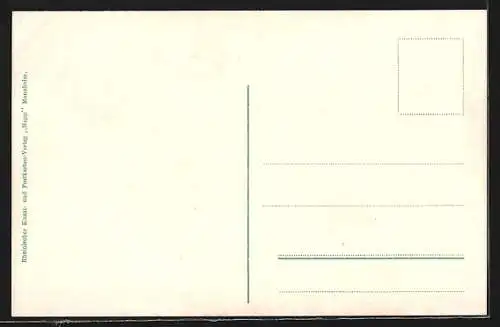 AK Karlsruhe, Blick auf das Kaiser Wilhelm-Denkmal