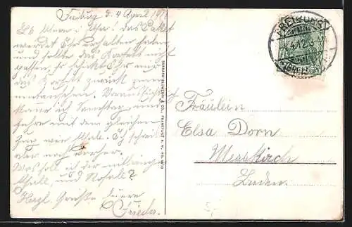 AK Freiburg i. Br., Kaiserstrasse