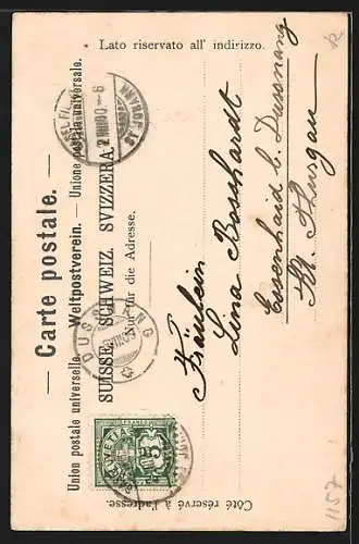 AK Basel, Blick auf das Spalenthor