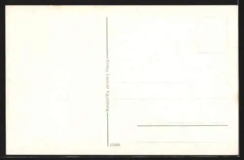 AK Eggenburg, Totalansicht mit Kirche
