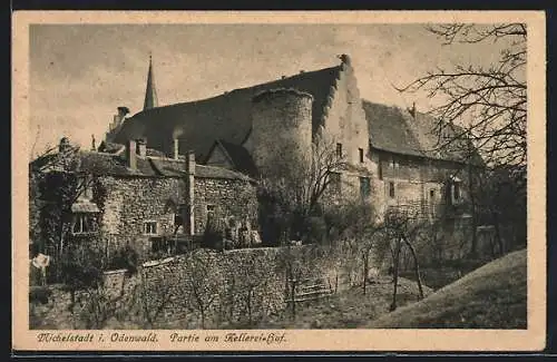 AK Michelstadt i. Odenwald, Partie am Kellerei-Hof
