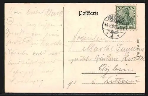 AK Görlitz, Neisse-Viadukt und Laufsteg