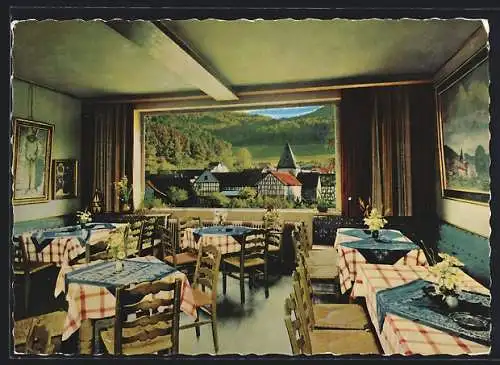 AK Erdhausen /Hessen, Gaststätte Künstlerhaus Lenz, Restaurant