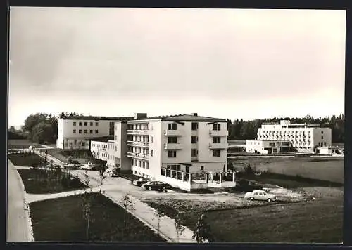 AK Füssing, Sanatorium Tannenhof und Parksanatorium