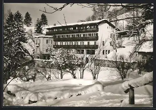 AK Fischhausen-Neuhaus /Obb., Kinderheim Schlichter im Winter