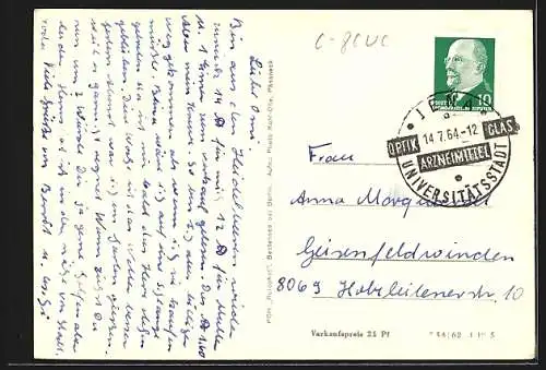 AK Hermsdorf / Thür., Mitropa-Rasthof Hermsdorfer Kreuz