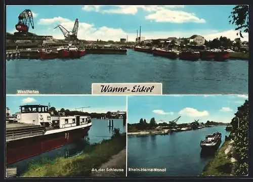 AK Wanne-Eickel, Schleuse, Westhafen