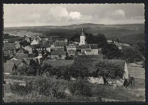 AK Kroppach /Westerwald, Ortsansicht mit Fernblick