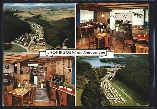 AK Attendorn /Ahauser See, Campingplatz-Restaurant Hof Biggen