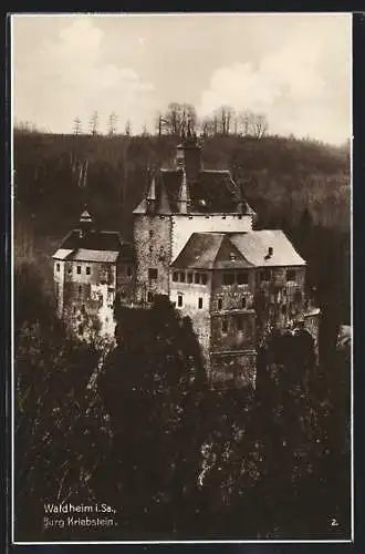 AK Waldheim i. Sa., Burg Kriebstein