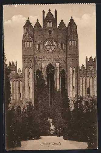 AK Chorin, Vorderansicht vom Kloster