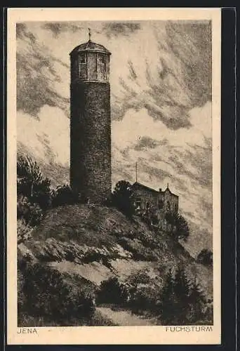 AK Jena, Blick auf den Fuchsturm