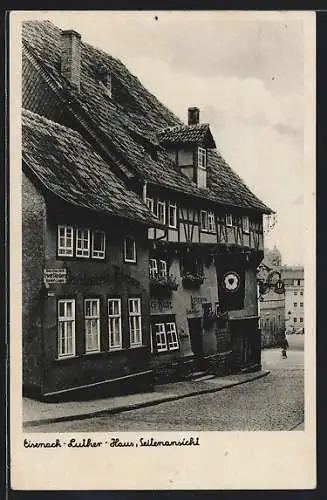 AK Eisenach / Thür., Seitenansicht vom Luther-Haus